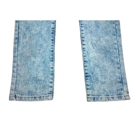 Boy's Southpole Acid Wash Distressed Stretchy Moto Fashion Jeans 7 Pockets Sz 14 - Picture 6 of 11